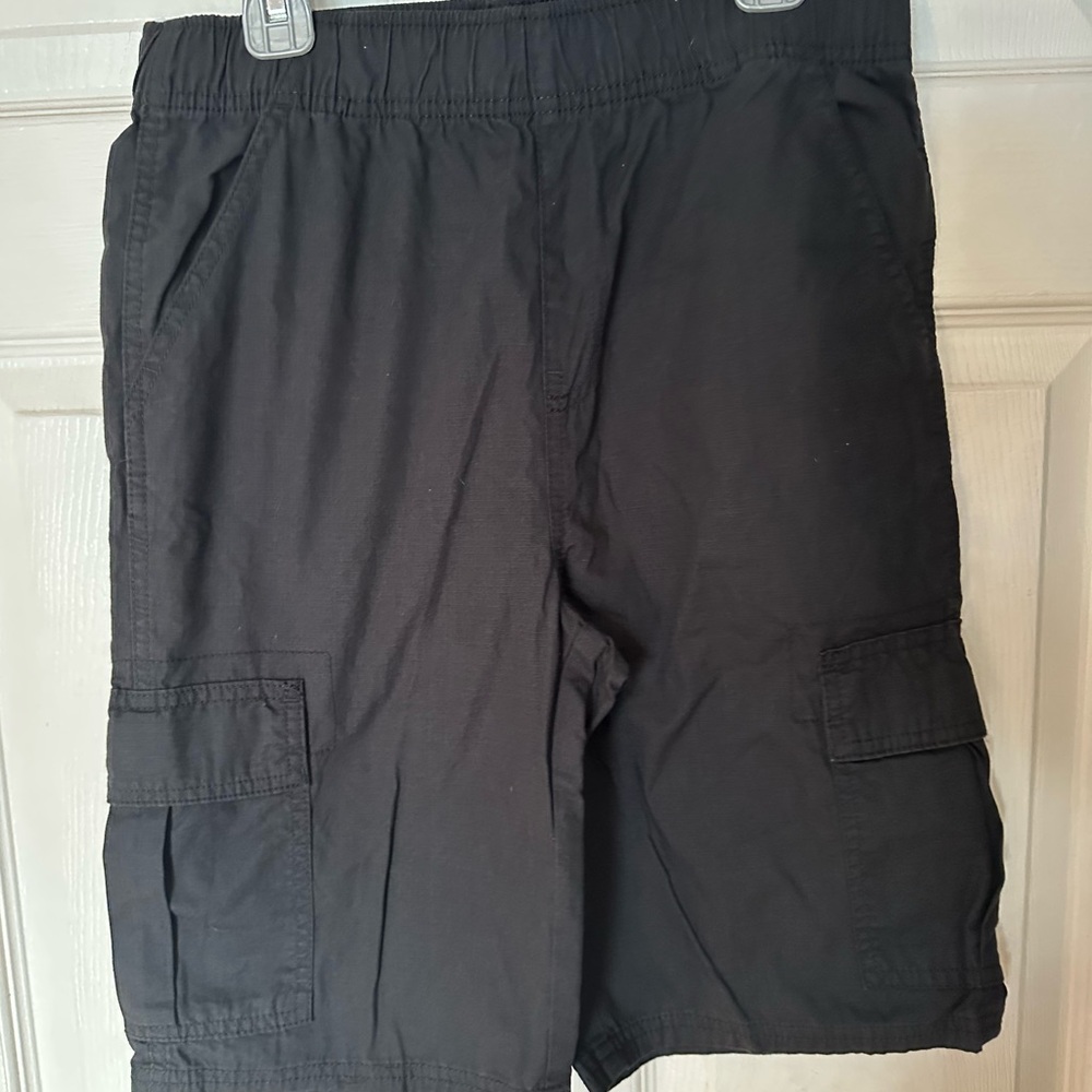 Boy’s Black Cargo Shorts